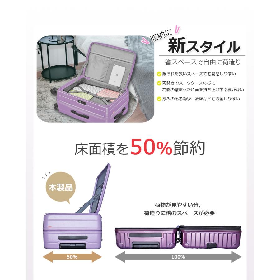 1年保証 片開タイプ 3101 大型 フロントオープンキャリー 8色 キャリー
