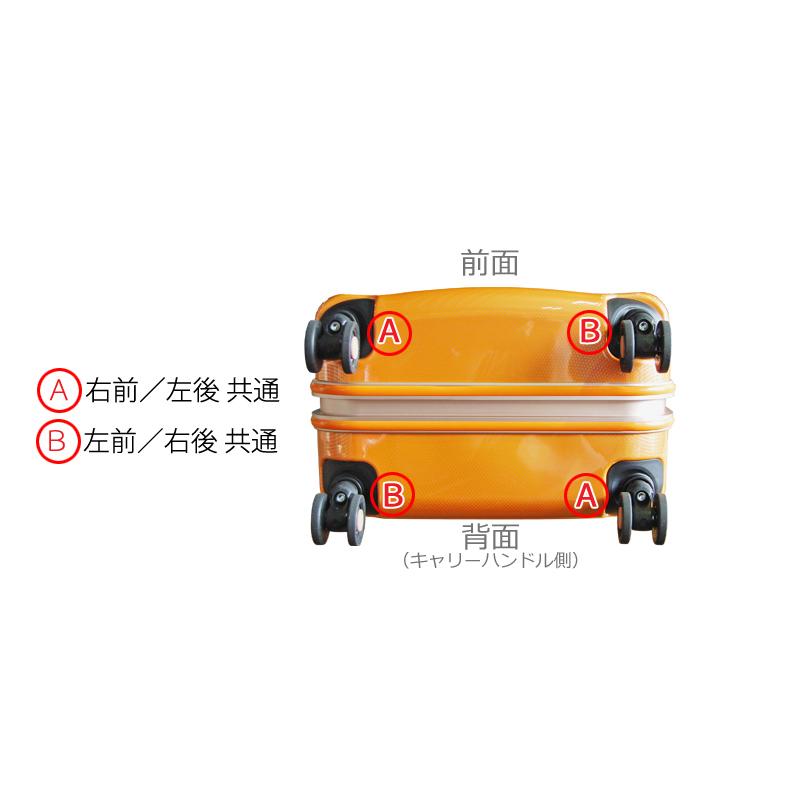 スーツケース 修理用部品 交換用部品 キャスター 部品 【 HLW-HKS50 】 日乃本錠前製 HINOMOTOキャスター 交換部品 直径5cm ダブルキャスター BALENO Coco対応 |  | 04