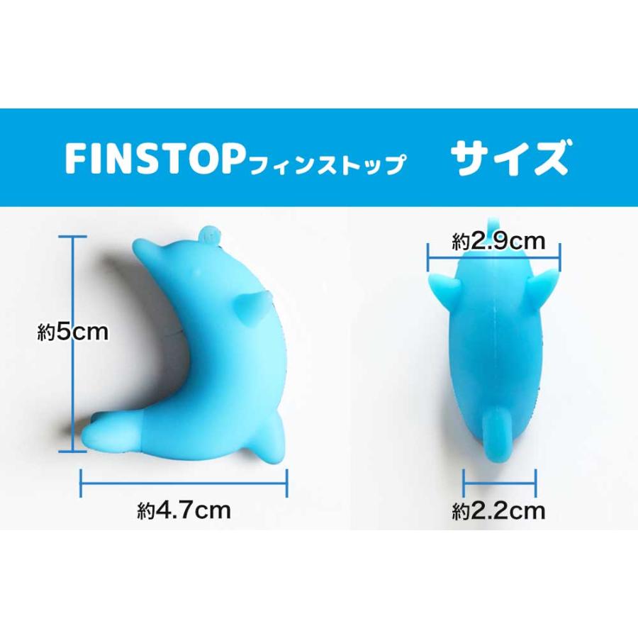スーツケース ストッパー フィンストップ FINSTOP Apertaライトキャリー専用 簡易 ブレーキ ストッパー 転がり防止 滑り止め 旅行 空港 電車用 |  | 04