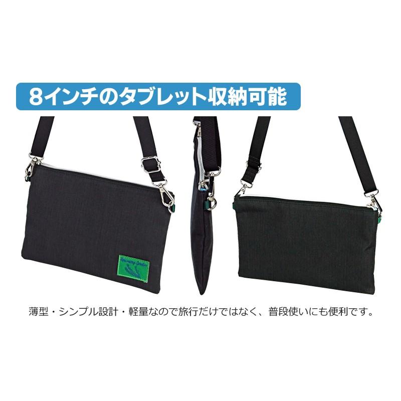 スキミング防止 機能付き トラベルサコッシュバッグ トラベルポーチ