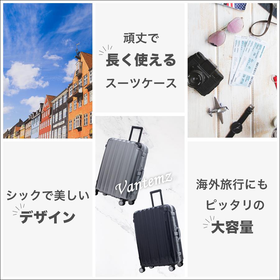 スーツケース キャリーバッグ フレーム Lサイズ 海外 旅行 1週間以上 1