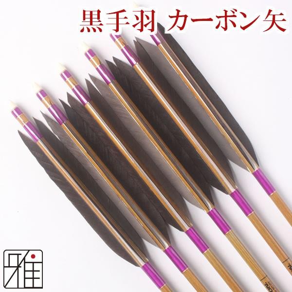 即納特典付き 弓道 矢 カーボン矢 6本組 イーストンカーボン矢 黒羽根 手羽 8023シャフト 翠山弓具店 Suizan Ya50 希少 Www Bitcoinbro Frankhawley Com