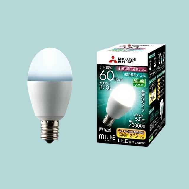 MILIE 三菱 LED電球 全方向タイプ 小形電球形 60W形相当 全光束 920lm