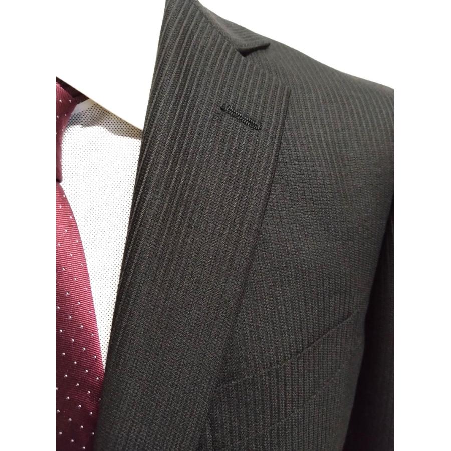 2024 メンズビジネススーツ 黒織り柄ストライプ 秋冬 AB4,AB5