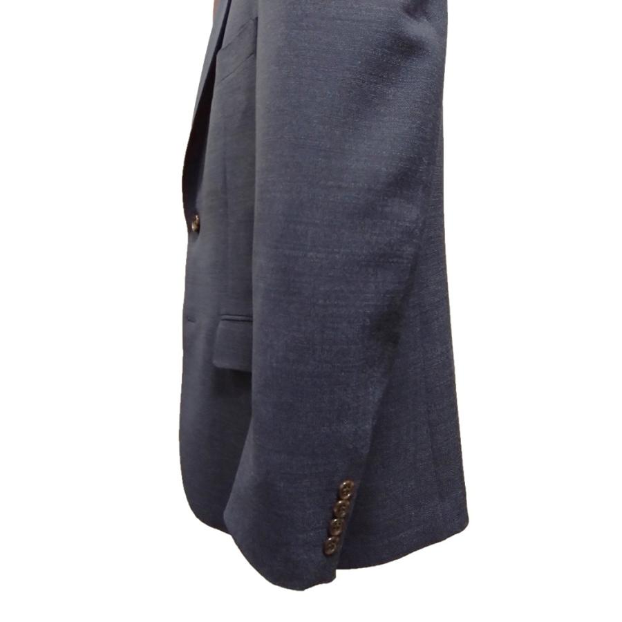 メンズジャケット2024春夏 2つボタン ジャケット ネイビー やや細身の