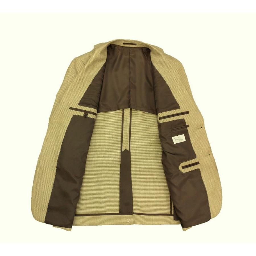 メンズ ジャケット ビジネス 春夏 2つボタンジャケット やや細身の