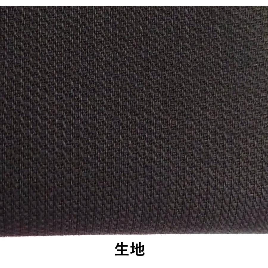 マオカラーメンズ ブラック 春夏 スラックス洗える アジャスター付スーツ(M L LL 3L 4L） 大きいサイズあり 16007　黒無地の画像