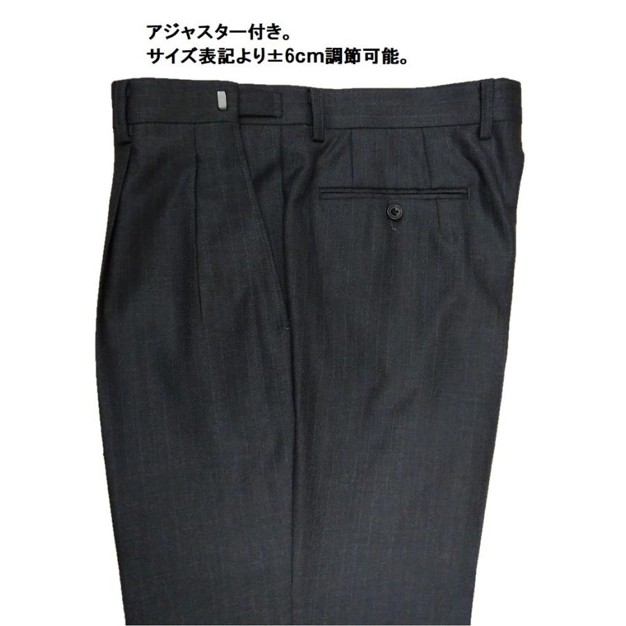 メンズ ビジネス ダブルブレストスーツ ゆったりシルエット4つボタン1