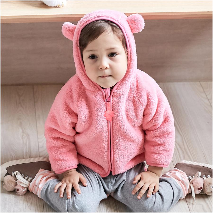 コート ベビー 着ぐるみ くま クマ もこもこ モコモコ ジャケット 防寒