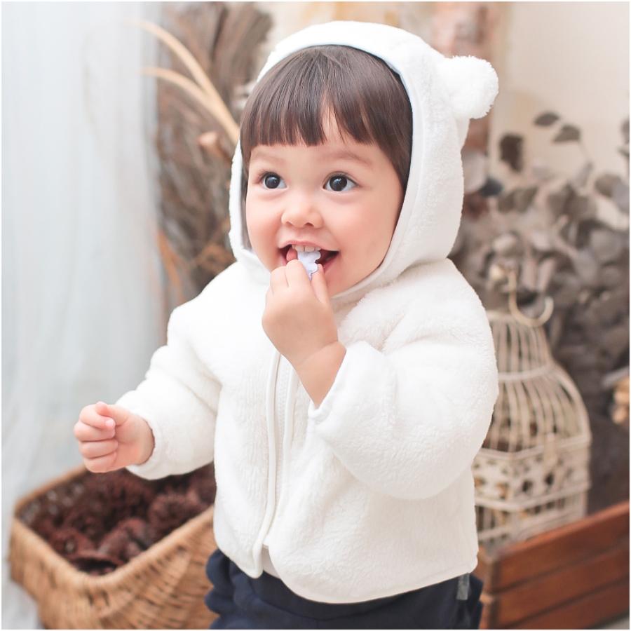 ベビー服　アウター　２着　もこもこ コート ベビー 着ぐるみ くま クマ もこもこ モコモコ ジャケット 防寒