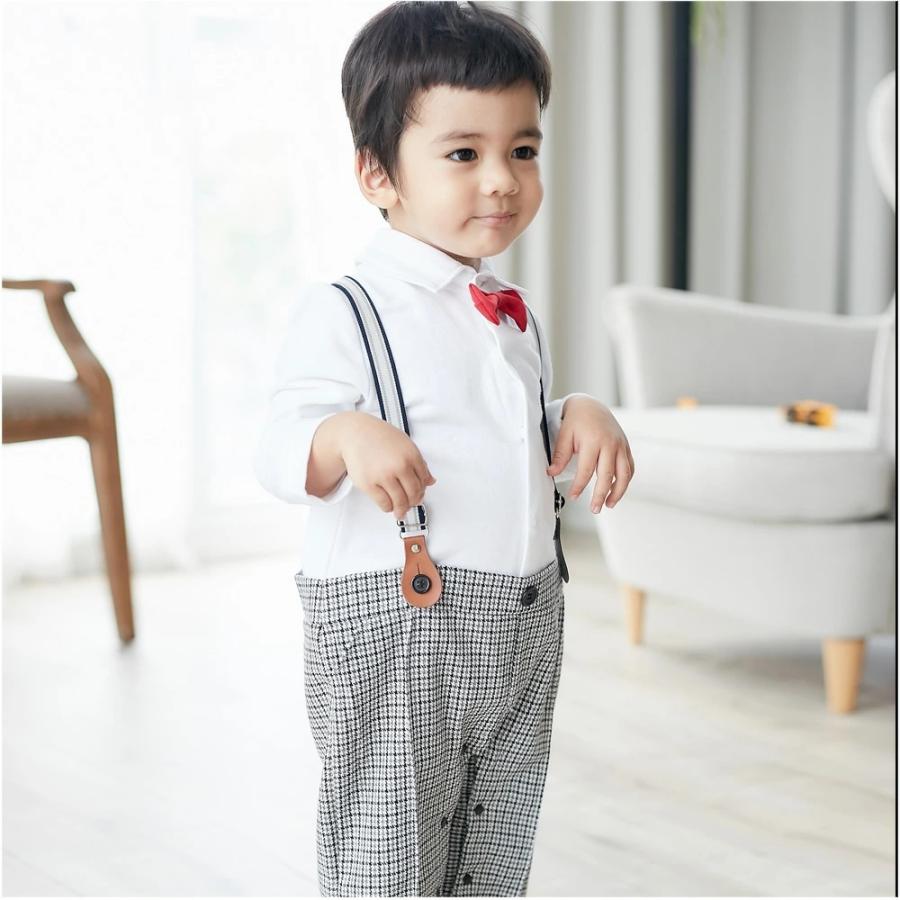 ベビー フォーマル 男の子 ロンパース カバーオール 長袖 スーツ 結婚式 記念日 子供 入園式 入学式 幼稚園 出産祝い ギフト 春夏秋冬 年間 70 80 90 Fos ベビーとママのすきやんはうす 通販 Yahoo ショッピング