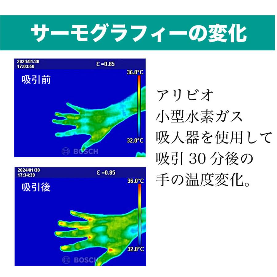 水素吸引器 アリビオ 小型 充電式 携帯 水素ガス生成器 水素吸入器