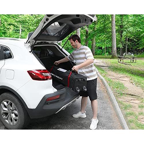 ABCCANOPY タープテント ワンタッチ 3段階調節 ベンチレーション 天井 2m/2.5m/3m アウトドア 簡単 大型 タープ テン アウトドア