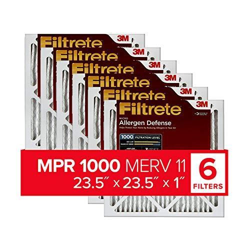 Filtrete  フィルトレーテ  エアコン 炉 エアフィルター MPR x 1,000 マイクロアレルゲン防御 正確な寸法 0.81 HVAC エアフィルター