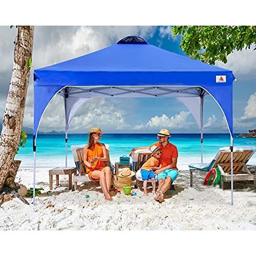 お値下げ ABCCANOPY タープテント ワンタッチ 3段階調節 ベンチレーション 天井 2m/2.5m/3m アウトドア 簡単 大型 タープ テン 【1896887404】(11625円)