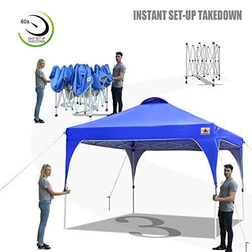 お値下げ ABCCANOPY タープテント ワンタッチ 3段階調節 ベンチレーション 天井 2m/2.5m/3m アウトドア 簡単 大型 タープ テン 【1896887404】(11625円)