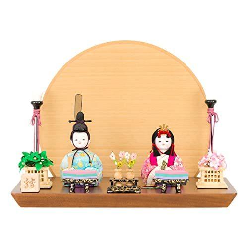 販売超安い 雛人形 コンパクト おしゃれ かわいい ミニ サイズ 木目込み ぷりふあ 親王 飾り Sunset 夕日 未琴 ネット限定 Pnlp Sn