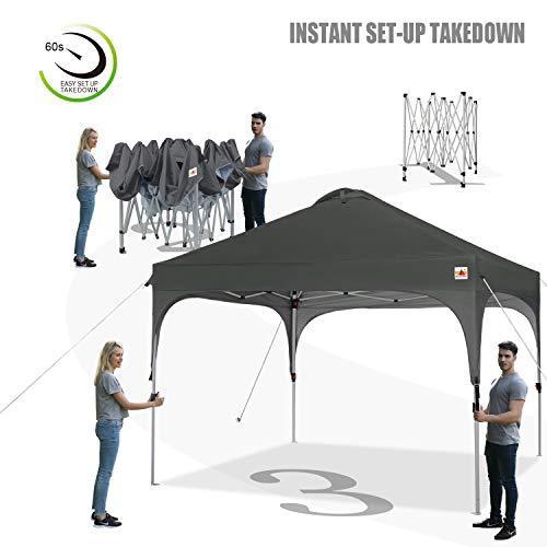 ABCCANOPY タープテント ワンタッチ 3段階調節 ベンチレーション 天井 2m/2.5m/3m アウトドア 簡単 大型 タープ テン アウトドア