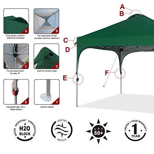 【ABCCANOPY】 タープテント ワンタッチ 3段階調節 ベンチレーション Amazon | ABCCANOPY タープテント ワンタッチ 3段階調節 ベンチ