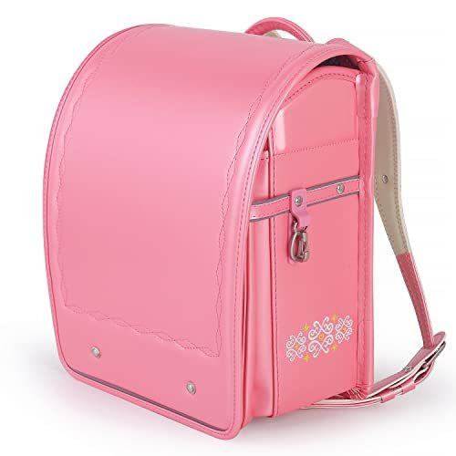 Unitravel ランドセル 女の子 男の子 小学生通学鞄 2022年度 A4フラットファイル対応 高級合皮 大容量 撥水加工 パール生地 刺繍 ワンタッチロック 高級合皮