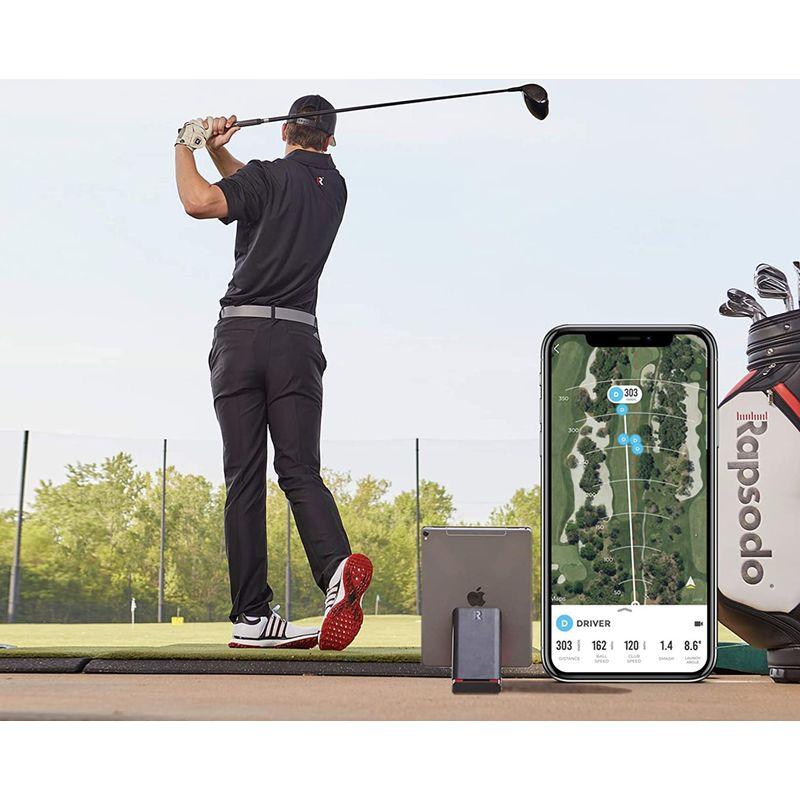 Rapsodo ゴルフ弾道測定器 モバイルトレーサーMLM 日本国内正規品 IPhone IPadのみ対応 赤と黒 ゴルフ練習器具 