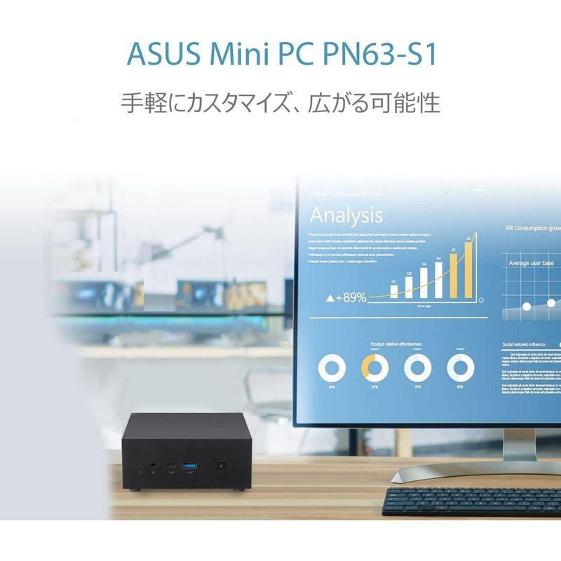 2023春夏新作】 ASUS デスクトップミニパソコン (Core? i5-1135G7/8GB(最大:64GB)/SSD 128GB/Window  Windowsデスクトップ