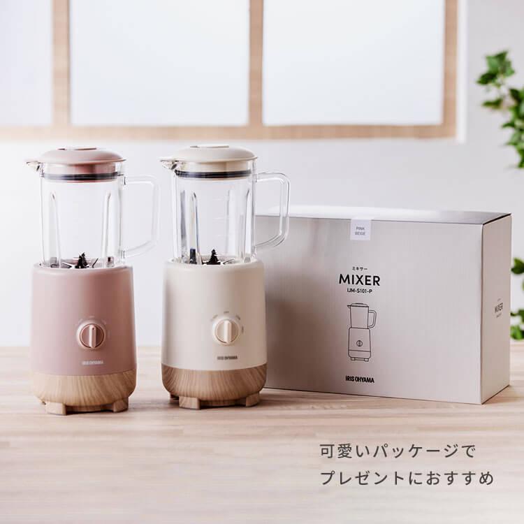 IRIS OHYAMA（アイリスオーヤマ） ミキサー IJM-S101-C アイボリー 新