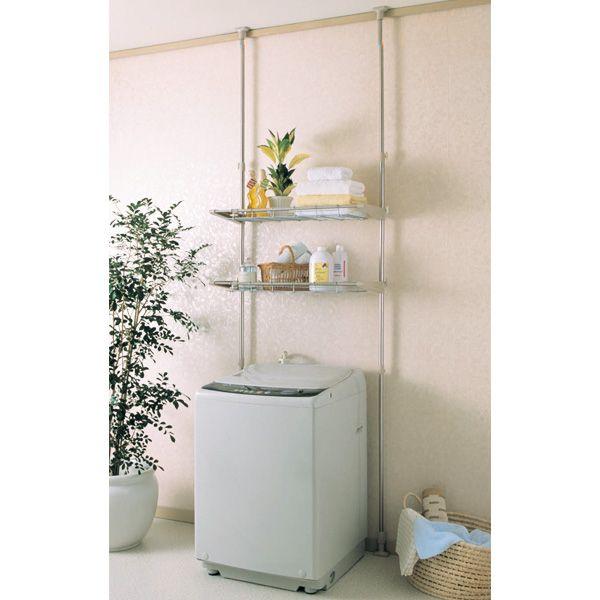 ランドリーラック 洗濯機ラック おしゃれ 突っ張り棒 アイリスオーヤマ 突っ張りランドリーラック 洗濯機ラック Stl 270 すくすくスマイル 通販 Yahoo ショッピング