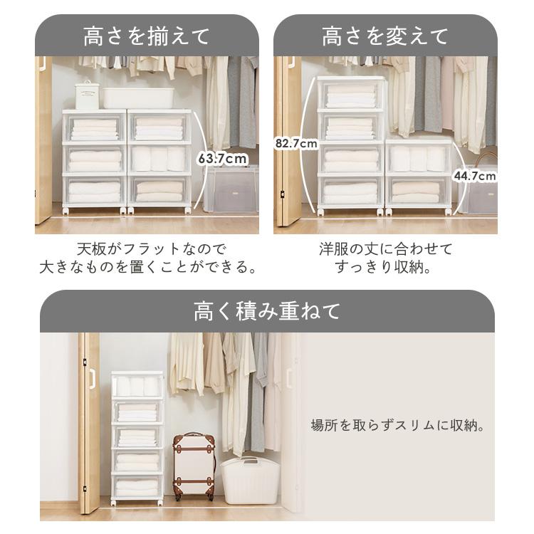 IRIS OHYAMA（アイリスオーヤマ） チェスト 収納ケース 3段 引出し