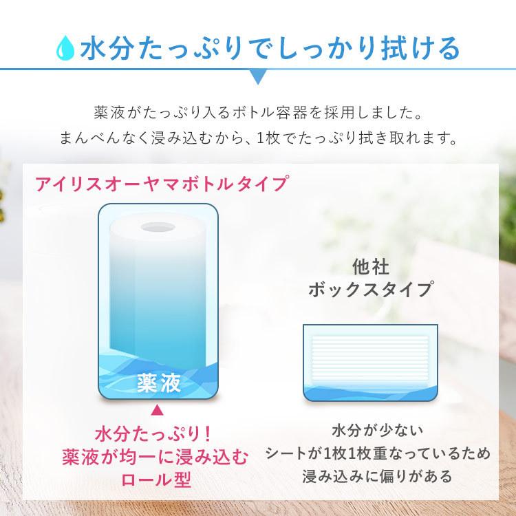 ウェットティッシュ 本体 100枚入 ウエット 除菌シート ノンアルコール アルコール アイリスオーヤマ WTB-100A/N 新生活 *｜sukusuku｜07