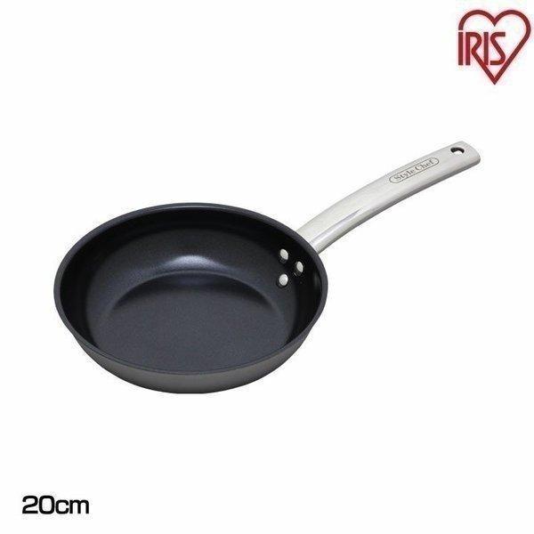 在庫処分 フライパン Ih対応 20cm スタイルシェフ Stylechef ステンレスフライパンセラミックコート Sf 20cc アイリスオーヤマ 527569 すくすくスマイル 通販 Yahoo ショッピング
