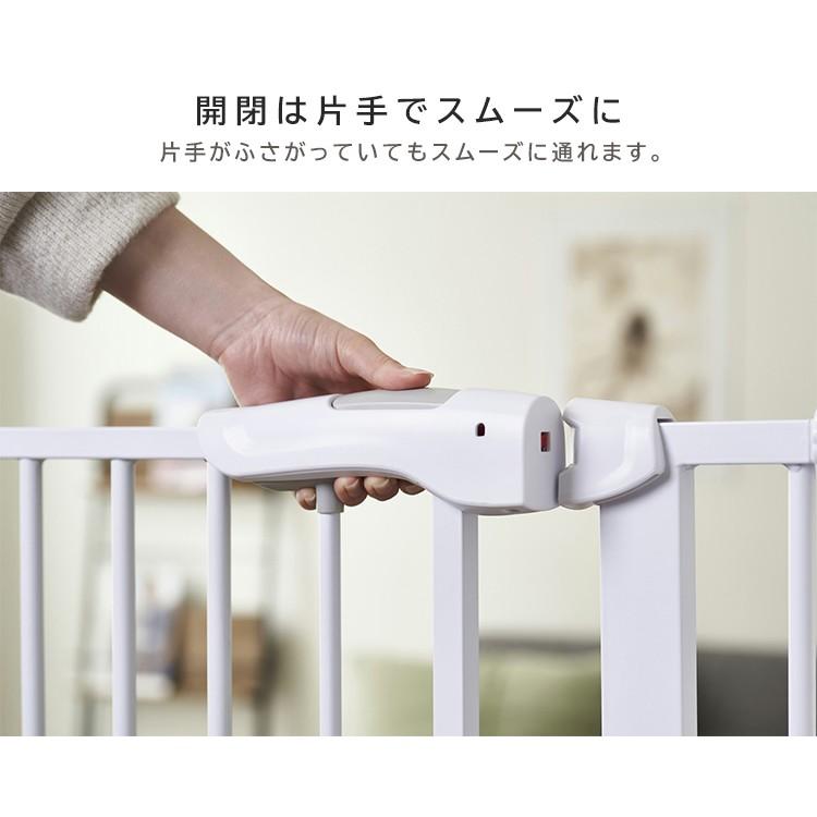 ベビーゲート 赤ちゃん 階段 階段下 安全 取り付け簡単 おしゃれ ハイ