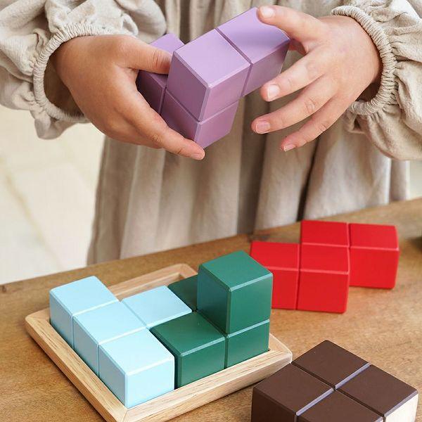 専用　木製パズル 知育玩具 エド・インター（Ed・Inter） 知育玩具 組み立てパズル キッズ けんじ