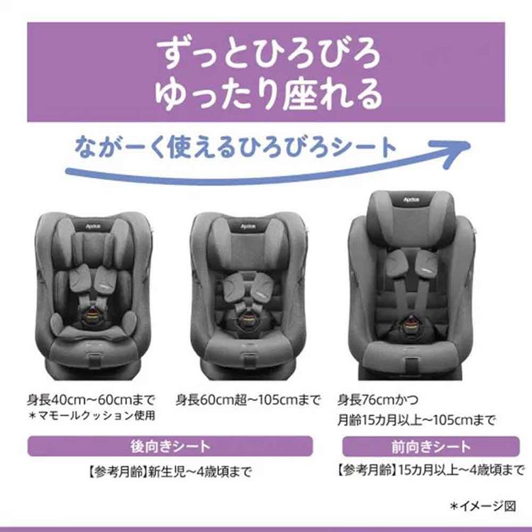 アップリカ（Aprica） チャイルドシート 長期利用 ISOFIX 回転式