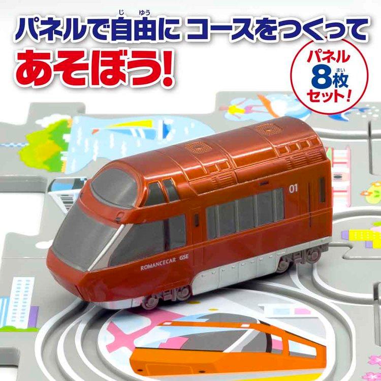小田急ロマンスカー 鉄道 パズル 知育 電車 のりもの ギフト