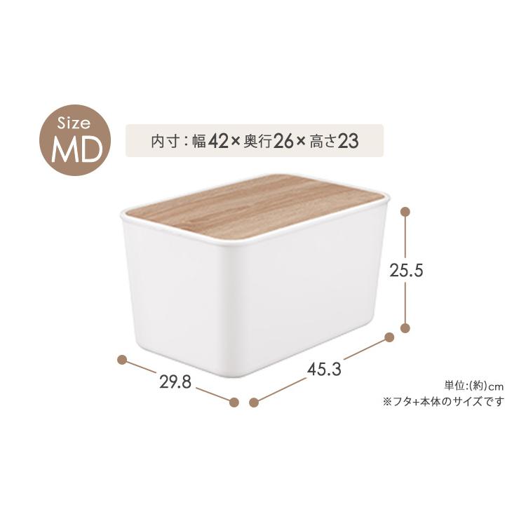IRIS OHYAMA（アイリスオーヤマ） 収納ケース フタ付き おしゃれ 収納