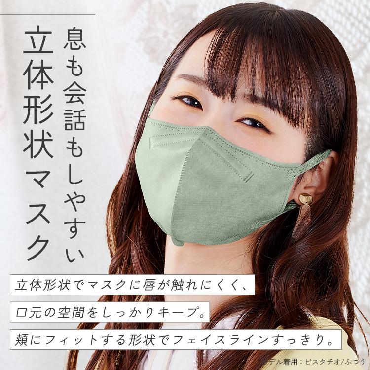 IRIS OHYAMA（アイリスオーヤマ） マスク 立体 不織布 カラーマスク