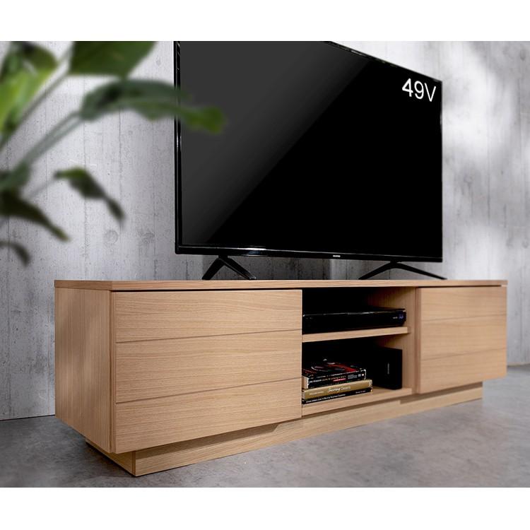 テレビ台 ローボード おしゃれ 完成品 150 テレビボード 収納 幅150cm 北欧 木目 シンプル テレビラック BTS-SD150U アイリスオーヤマ オープンテレビ台　_3