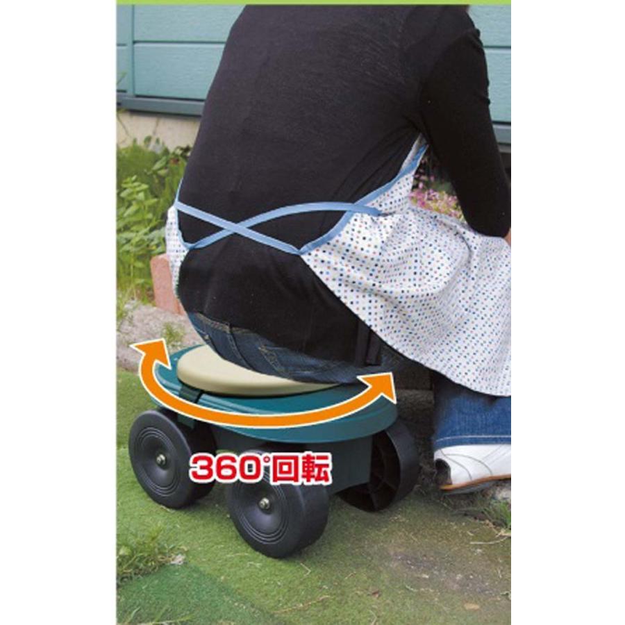 園芸用 椅子 カート フィールドカートjr 回転座面付 ジュニア グリーンパル D M すくすくスマイル 通販 Yahoo ショッピング