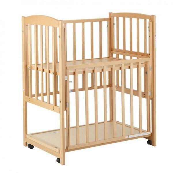 [9月30日まで ] KATOJI ベビーベッド カトージ（KATOJI） ベビーベッド 日本製 スリーオープンベビーベッド