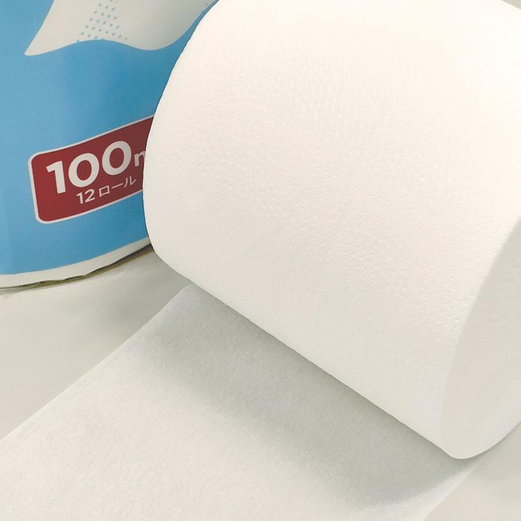 ユニバーサル・ペーパー ハロー トイレットペーパー 2倍巻き 12ロール