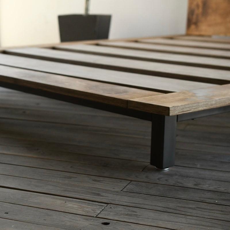 グレートフル ベッド シングル bed アイアン 手作り家具 ウッド 無垢 ベッド おしゃれ オシャレ 北欧 モダン インテリア 寝室 ベッドルーム 男前インテリア |  | 03