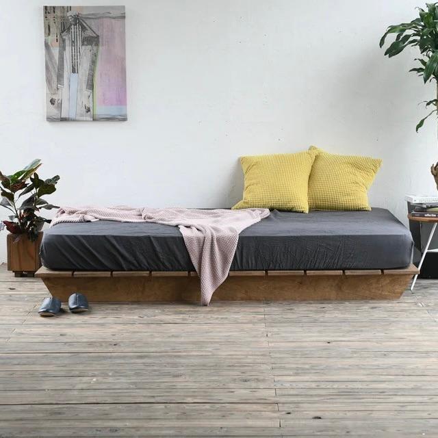 【ダブル　ブラック】シンプルで多機能なベッド〈フレームのみ　マットレス無〉 楽天市場】ベッド セミダブルベッド マットレス付き すのこ