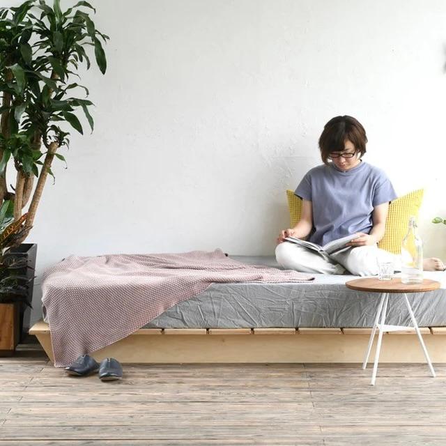 ラフトベッド キング ヘッドレスト無し アイアン 無垢板 ベッド ベッドフレーム おしゃれ シンプル インテリア 寝室 ベッドルーム |  | 03