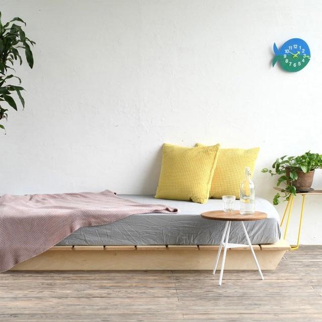 ラフトベッド キング ヘッドレスト無し アイアン 無垢板 ベッド ベッドフレーム おしゃれ シンプル インテリア 寝室 ベッドルーム |  | 05