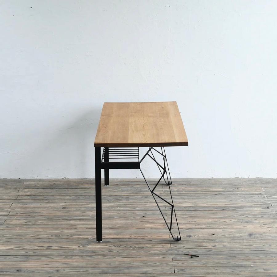 トラスフレームデスク オーク W1400　　サイズオーダー可 インテリア アイアン アイアン家具 無垢 デスク 勉強机 店舗 什器 オフィス |  | 01