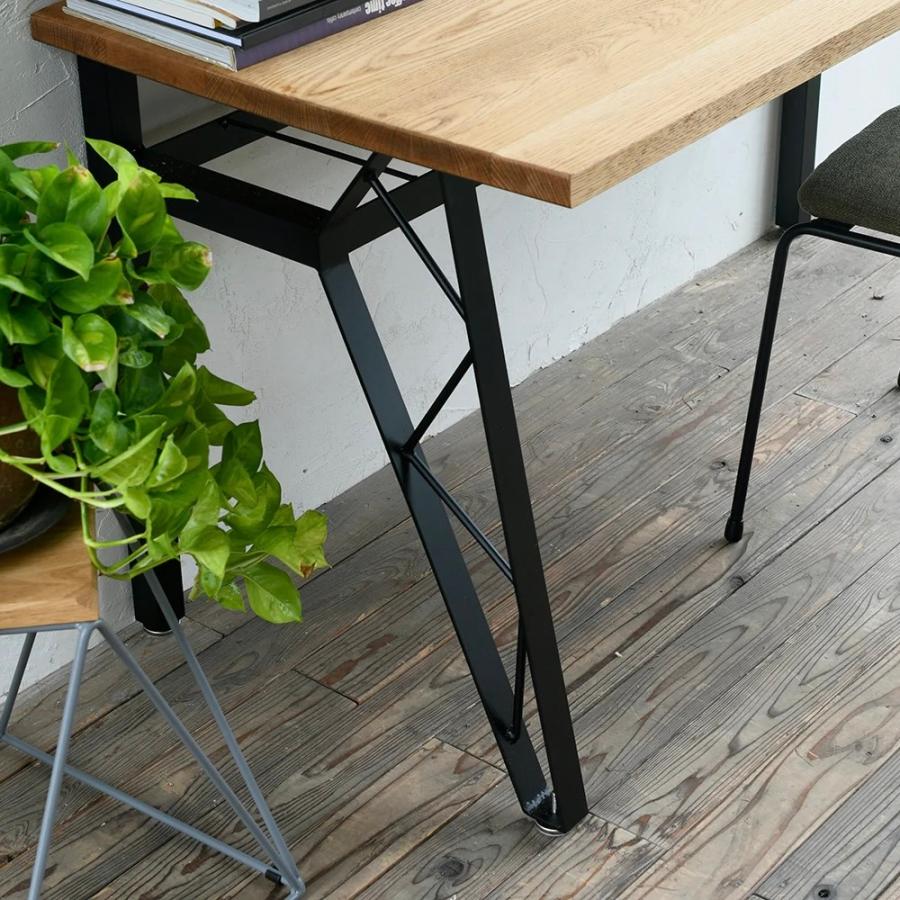 トラスフレームデスク オーク W1400　　サイズオーダー可 インテリア アイアン アイアン家具 無垢 デスク 勉強机 店舗 什器 オフィス |  | 04