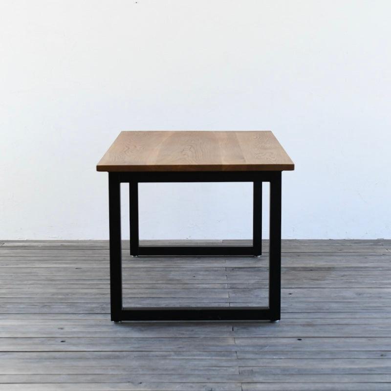 スクエアフレーム W900からW2100 サイズオーダー おしゃれ 北欧 モダン カフェ インテリア アイアン アイアン脚 無垢 ダイニングテーブル テーブル 店舗 什器 |  | 01