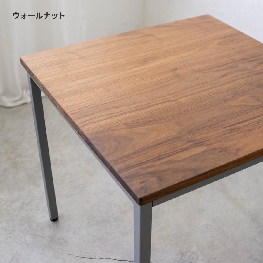 【40,300円〜】フォーレッグドテーブル スクエアトップ（正方形）60cm/75cm/90cm | SULK ダイニングテーブル センター カフェ アイアン 鉄脚 日本製 送料無料 |  | 01