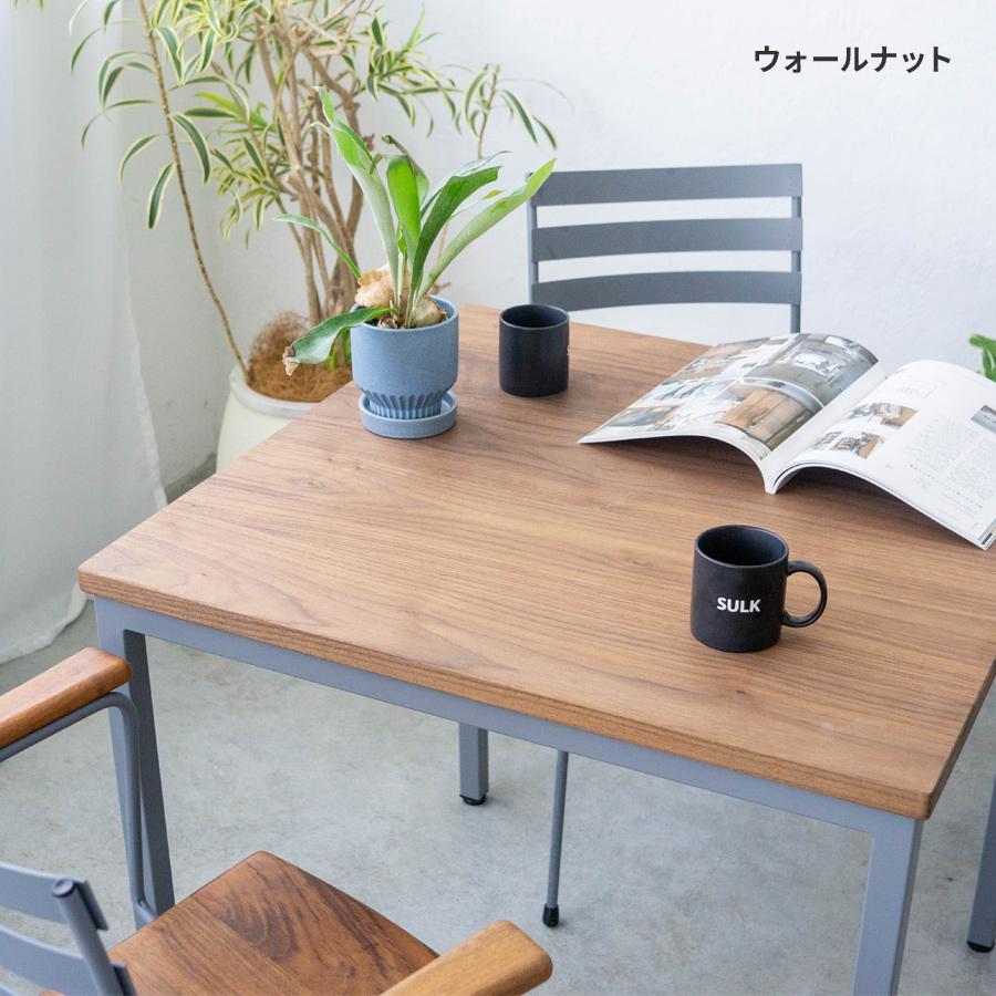 【40,300円〜】フォーレッグドテーブル スクエアトップ（正方形）60cm/75cm/90cm | SULK ダイニングテーブル センター カフェ アイアン 鉄脚 日本製 送料無料 |  | 05